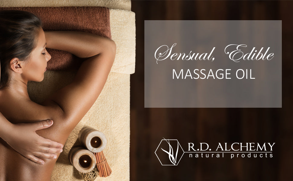 Sensual Edible Massage Oil - 4 Flavor Sample Pack